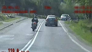 31 punktów i 2100 mandatu dla motocyklisty!