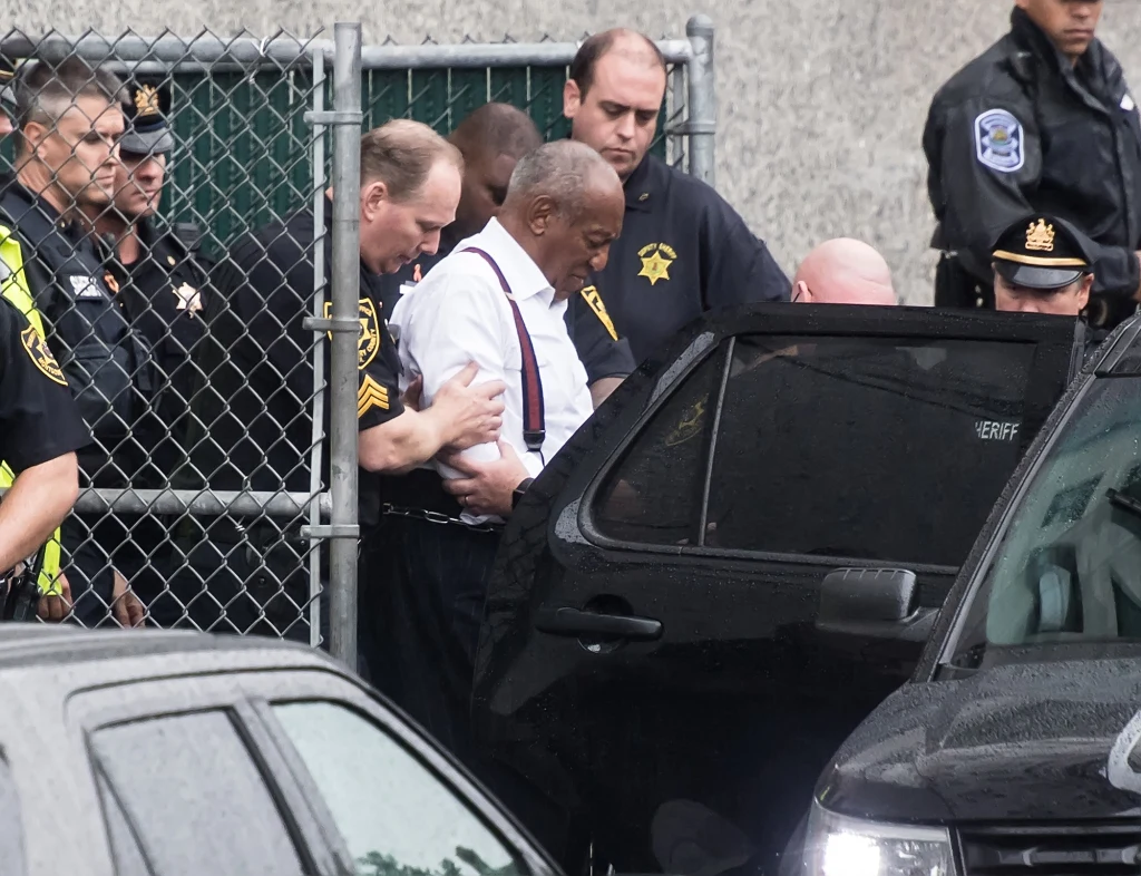Bill Cosby po usłyszeniu wyroku Bill Cosby po usłyszeniu wyroku