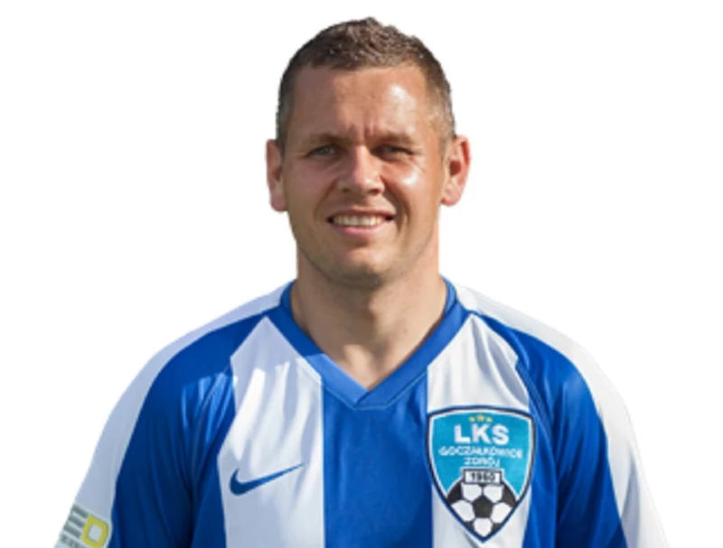 Damian Baron, grający trener LKS-u Goczałkowice Damian Baron, grający trener LKS-u Goczałkowice