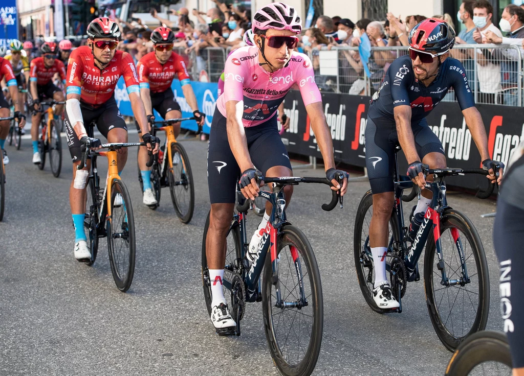 Egan Bernal podczas Giro 2021 Egan Bernal podczas Giro 2021