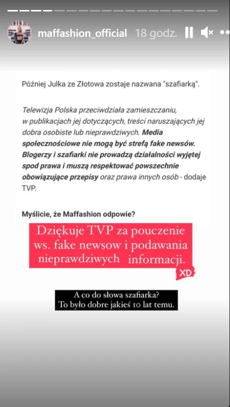 Maffashion/ https://www.instagram.com/maffashion_official/?hl=pl