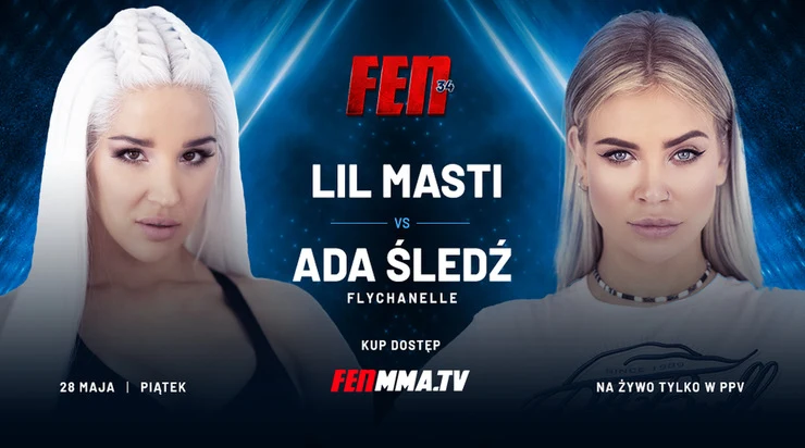 Lil Masti poznała rywalkę na FEN 34. Lil Masti poznała rywalkę na FEN 34.