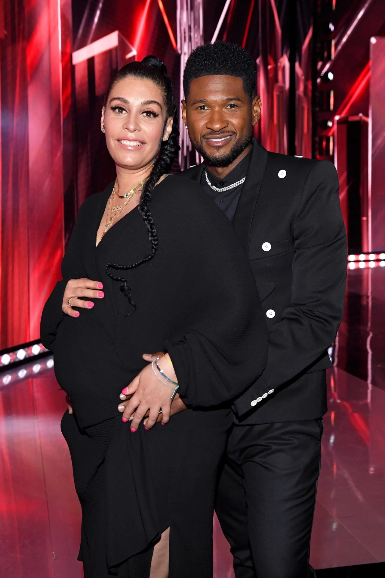 Usher ze swoją żoną, Jennifer Goicoechea Usher ze swoją żoną, Jennifer Goicoechea