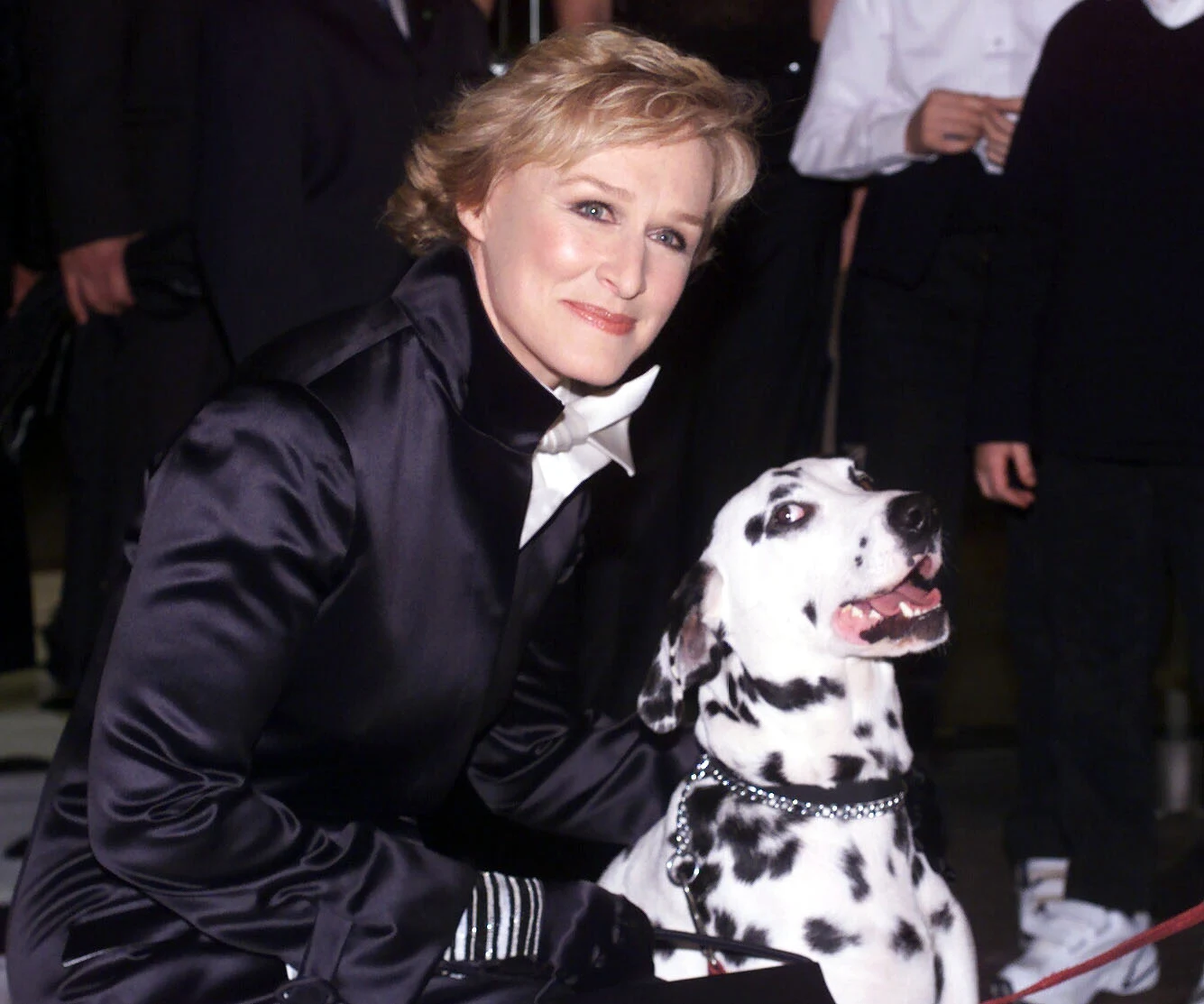 Glenn Close z dalmatyńczykiem Glenn Close z dalmatyńczykiem