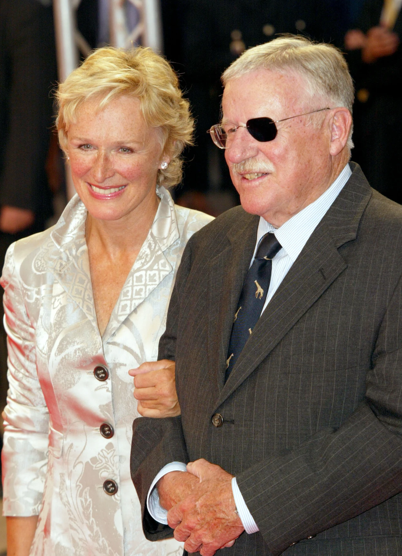 Glenn Close z ojcem Glenn Close z ojcem