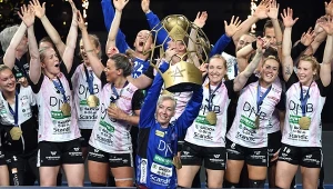 Radość piłkarek ręcznych Vipers Kristiansand