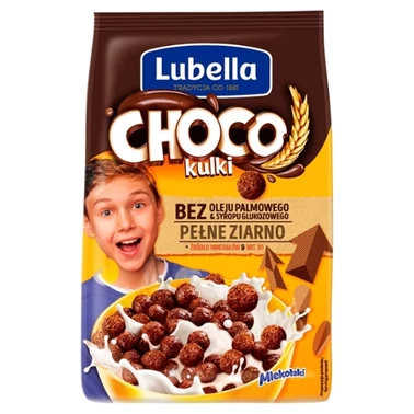 Lubella Mlekołaki Choco kulki Zbożowe kulki o smaku czekoladowym 500 g - 0