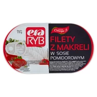 Era Ryb Filety z makreli w sosie pomidorowym 170 g