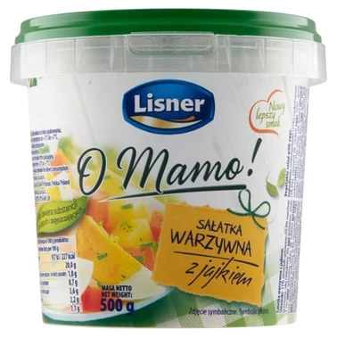Lisner O Mamo! Sałatka warzywna z jajkiem 500 g - 5