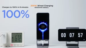 Xiaomi prezentuje ładowanie z mocą 200W