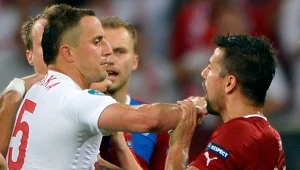 Dariusz Dudka kontra Czech Milan Barosz na Euro 2012