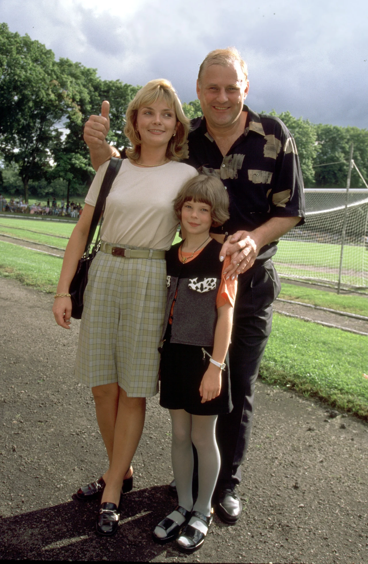 Małgorzata Tomaszewska z rodzicami