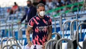 Sergio Ramos na trybunach