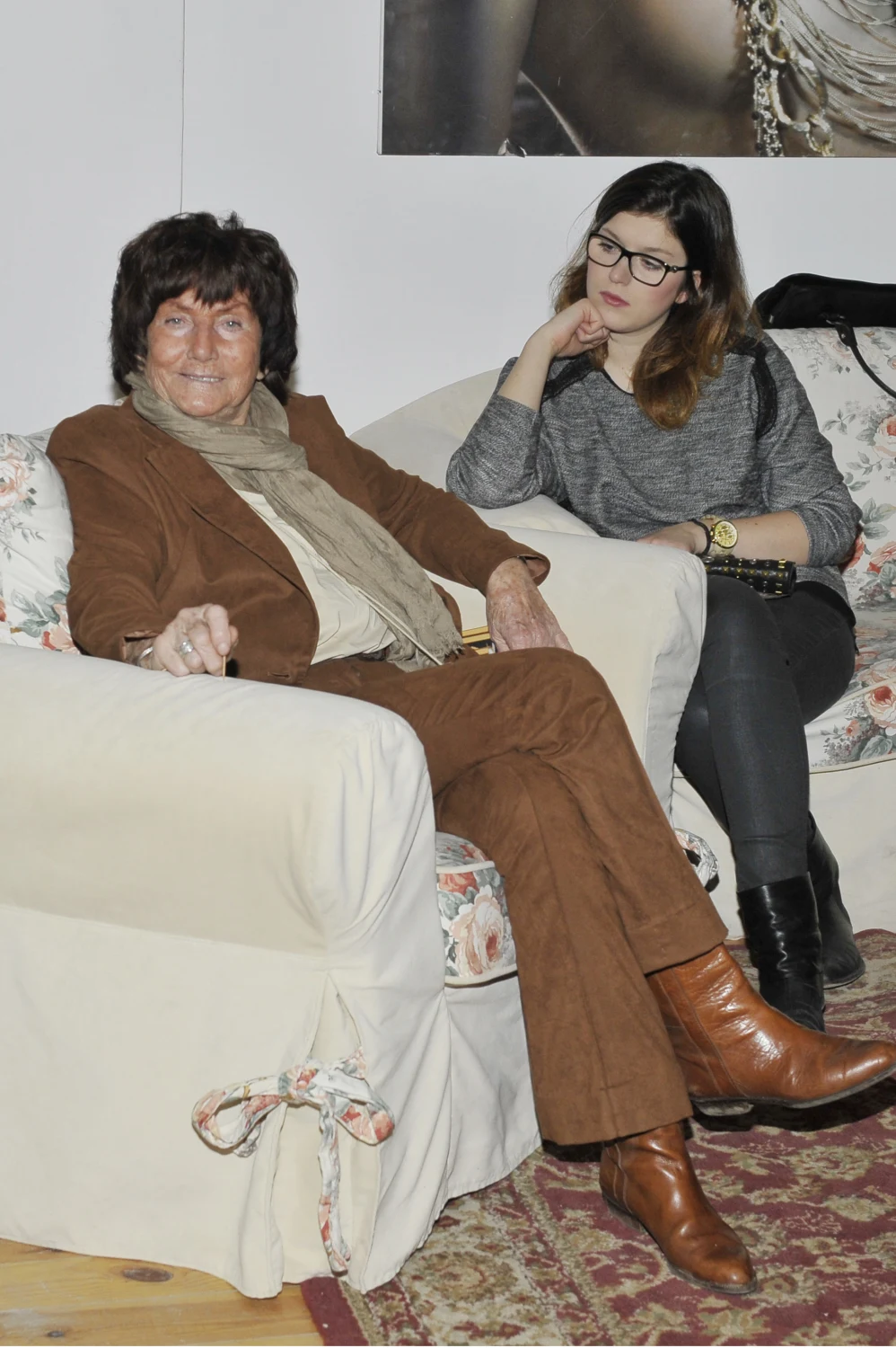 Barbara Sałacka z wnuczką Matyldą, 2012 rok Barbara Sałacka z wnuczką Matyldą, 2012 rok