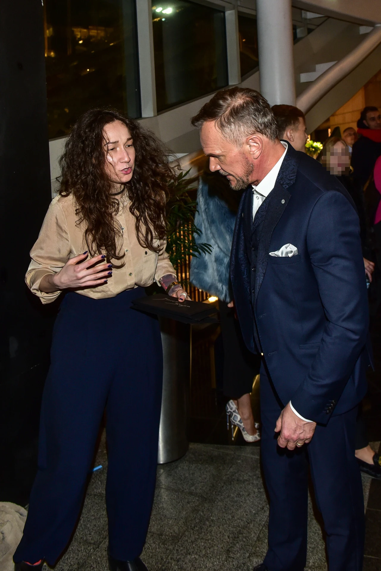 Cezary Pazura z Anastazją Cezary Pazura z Anastazją