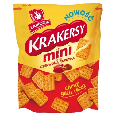 Lajkonik Krakersy mini o smaku papryka 100 g - 2