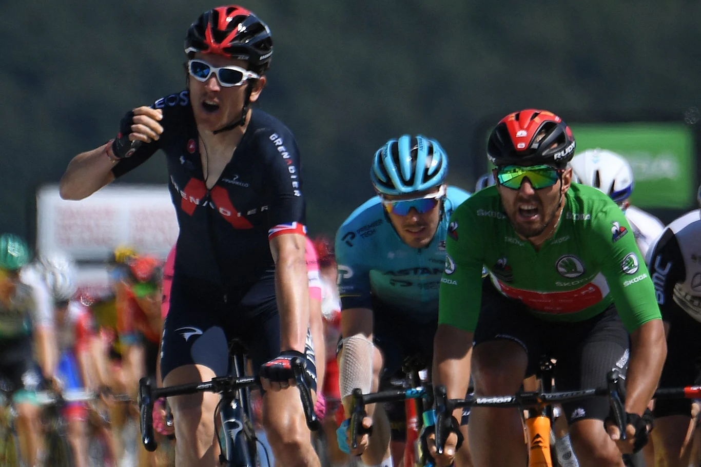 Garaint Thomas (z lewej)