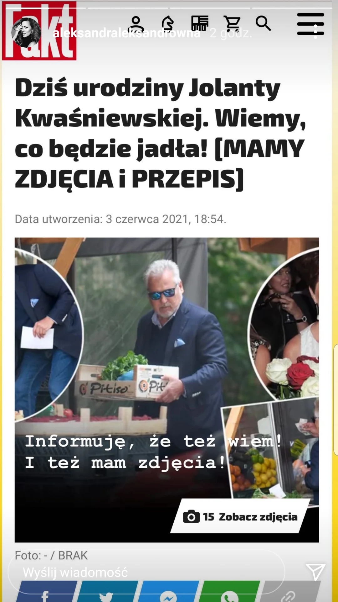 Ola Kwaśniewska w żartobliwy sposób zrelacjonowała urodziny mamy ///https://www.instagram.com/aleksandraleksandrowna/ Ola Kwaśniewska w żartobliwy sposób zrelacjonowała urodziny mamy ///https://www.instagram.com/aleksandraleksandrowna/