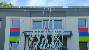 Atak na sanepid w Rybniku. (Źródło: facebook.com/Pawel.Tanajno)