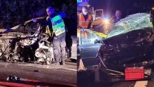 Dwa kadry ilustrujące powagę wypadku fot. Instagram/alma.jou