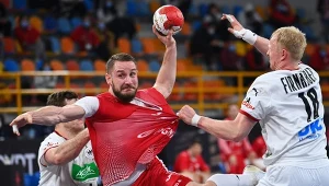 Michał Daszek w meczu reprezentacji Polski