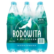 Rodowita z Roztocza Naturalna woda mineralna niegazowana 6 x 1,5 l