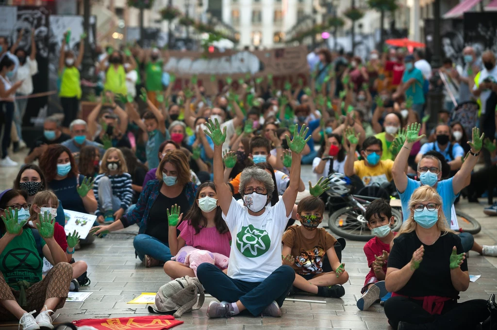 Protest w Maladze w Światowym Dniu Środowiska. fot. Jesus Merida, Zuma Press 