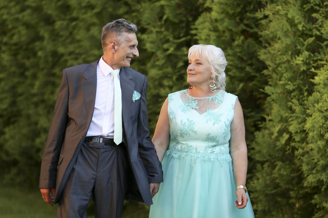 Adam Siewierski z żoną Adam Siewierski z żoną