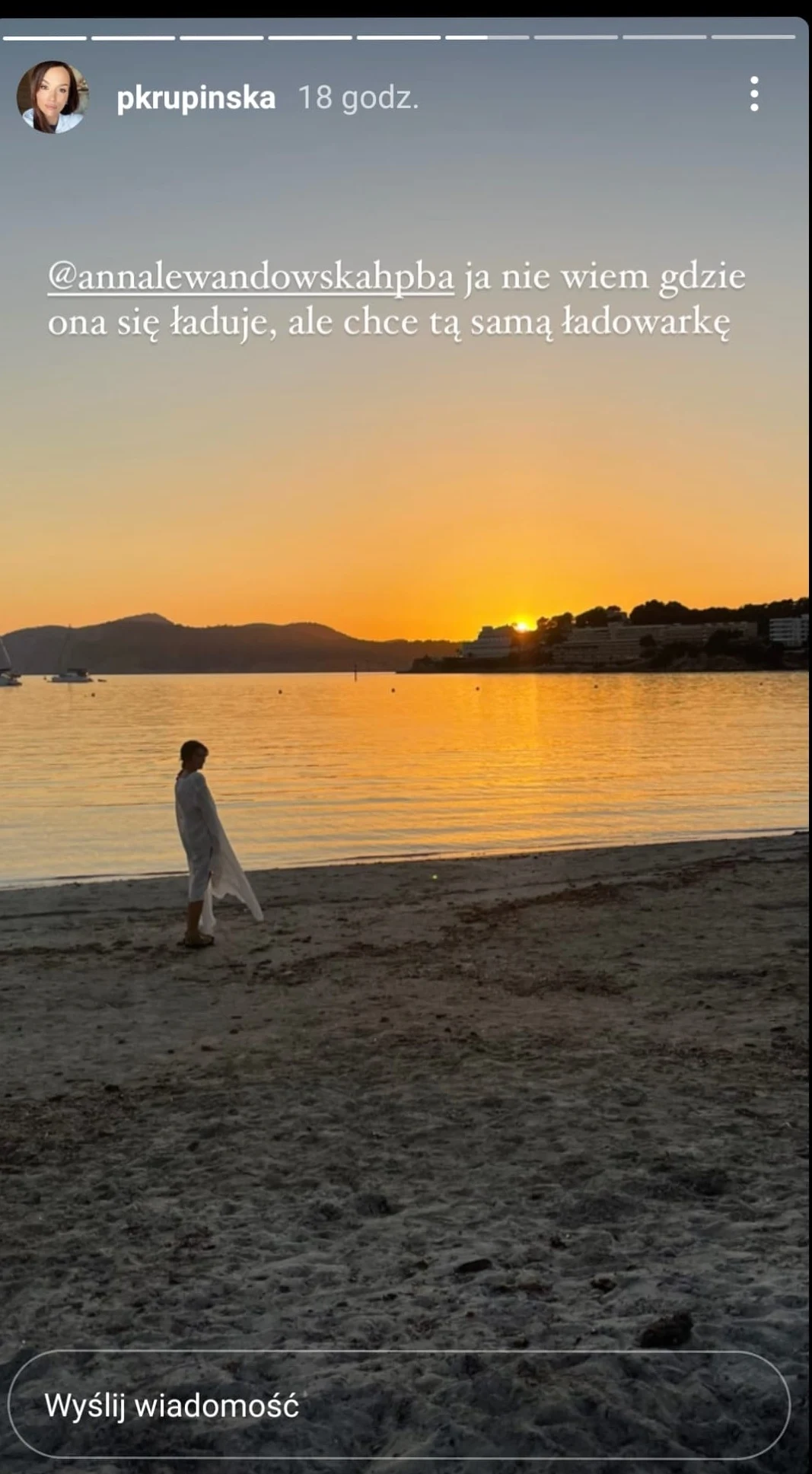 Fot.: Instastories https://www.instagram.com/pkrupinska/ Fot.: Instastories https://www.instagram.com/pkrupinska/