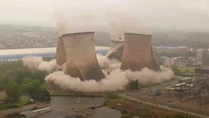 Rugeley: Spektakularne wyburzenie wież elektrowni