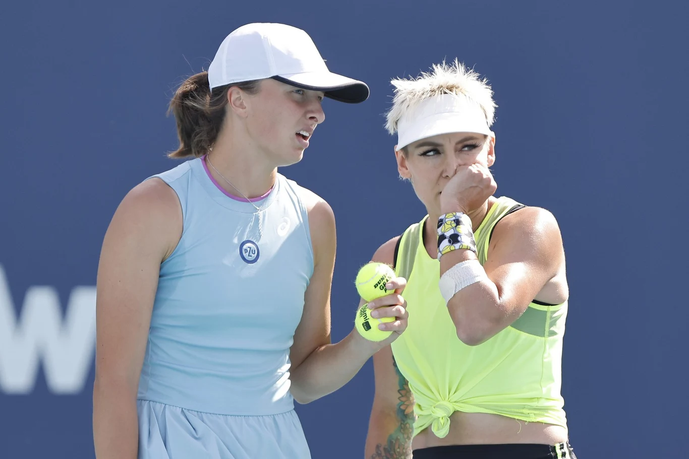 Iga Świątek i Bethanie Mattek-Sands