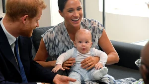 Harry i Meghan z córeczką