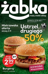 Promocje na burgery w Żabce