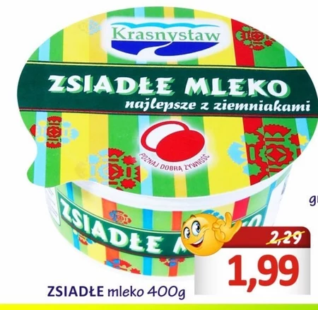Zsiadłe mleko Krasnystaw