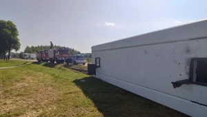 ​Nur: Autobus szkolny wpadł do rowu. Dzieci w szpitalu