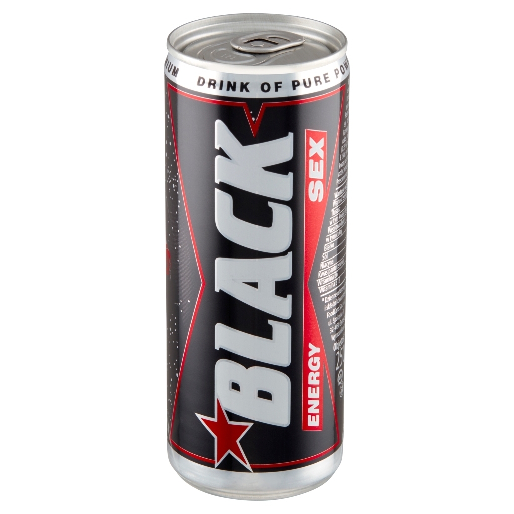 Black Sex Energy Gazowany Napój Energetyzujący 250 Ml 20 Taniej Promocja Bi1 Dingpl 4143