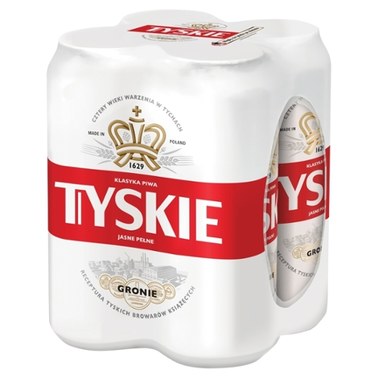 Tyskie Piwo jasne 2 l (4 x 0,5 l) - 10