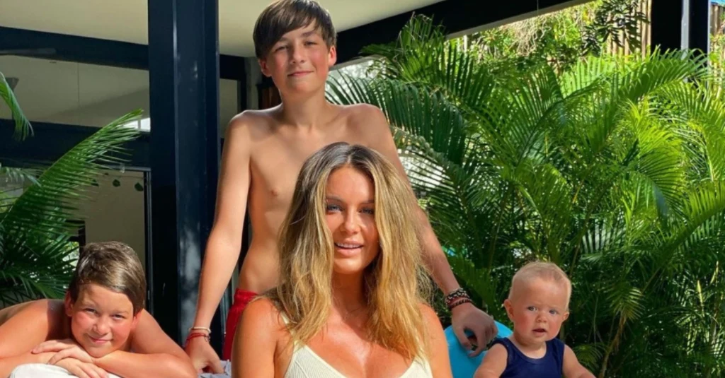 Małgozata Rozenek-Majdan z synami, fot. https://www.instagram.com/m_rozenek/