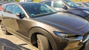 Mazda CX-30, która okazała się kradziona