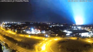 Rozbłysk nad Elektrociepłownią Pomorzany