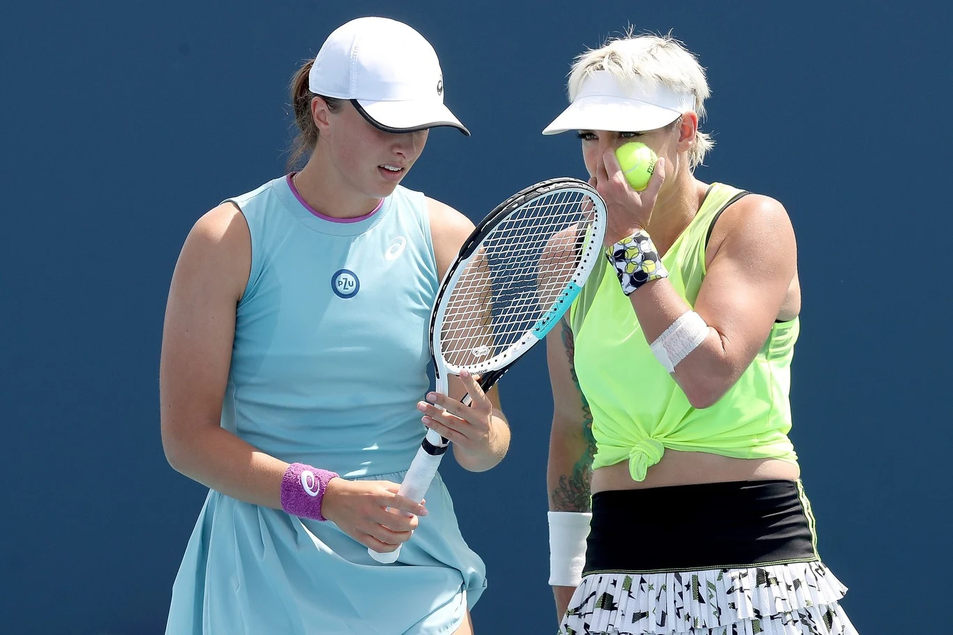 Iga Świątek i Bethanie Mattek-Sands