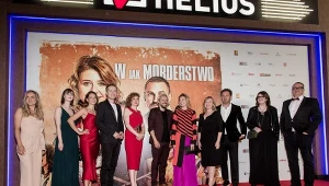 Gwiazdy filmu "W jak morderstwo" na uroczystej premierze