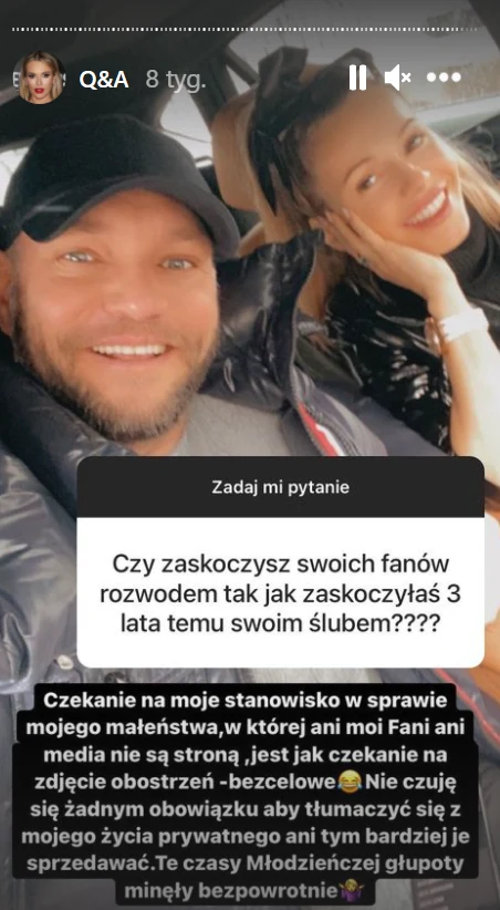 Doda odpowiadała na pytania fanów ///https://www.instagram.com/dodaqueen/