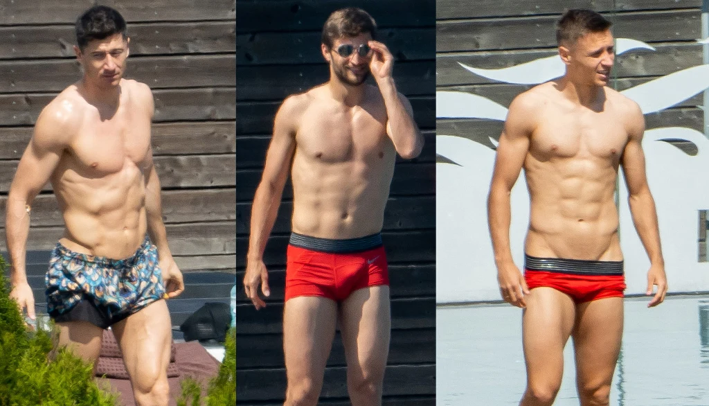 Robert Lewandowski, Bartosz Bereszyński, Przemek Frankowski Robert Lewandowski, Bartosz Bereszyński, Przemek Frankowski