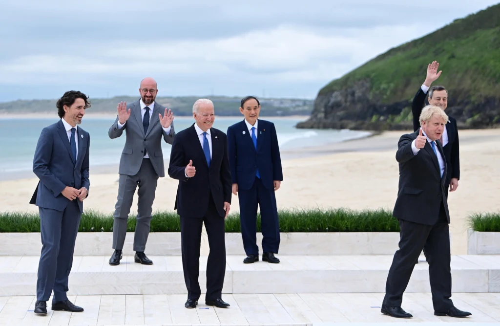 Przywódcy państw G7 na szczycie w brytyjskiej Kornwalii Przywódcy państw G7 na szczycie w brytyjskiej Kornwalii
