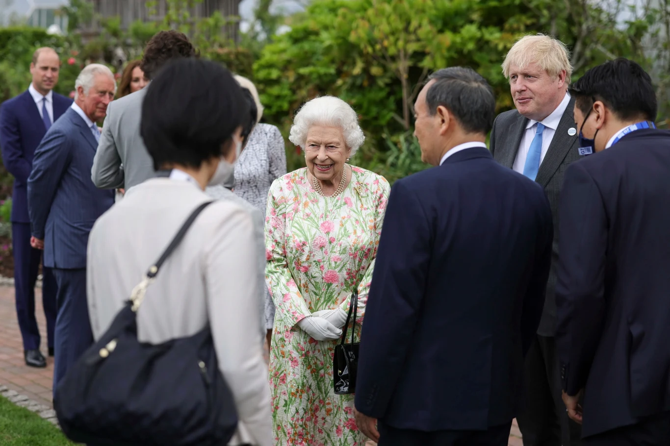 Królowa Elżbieta II i brytyjski premier Boris Johnson