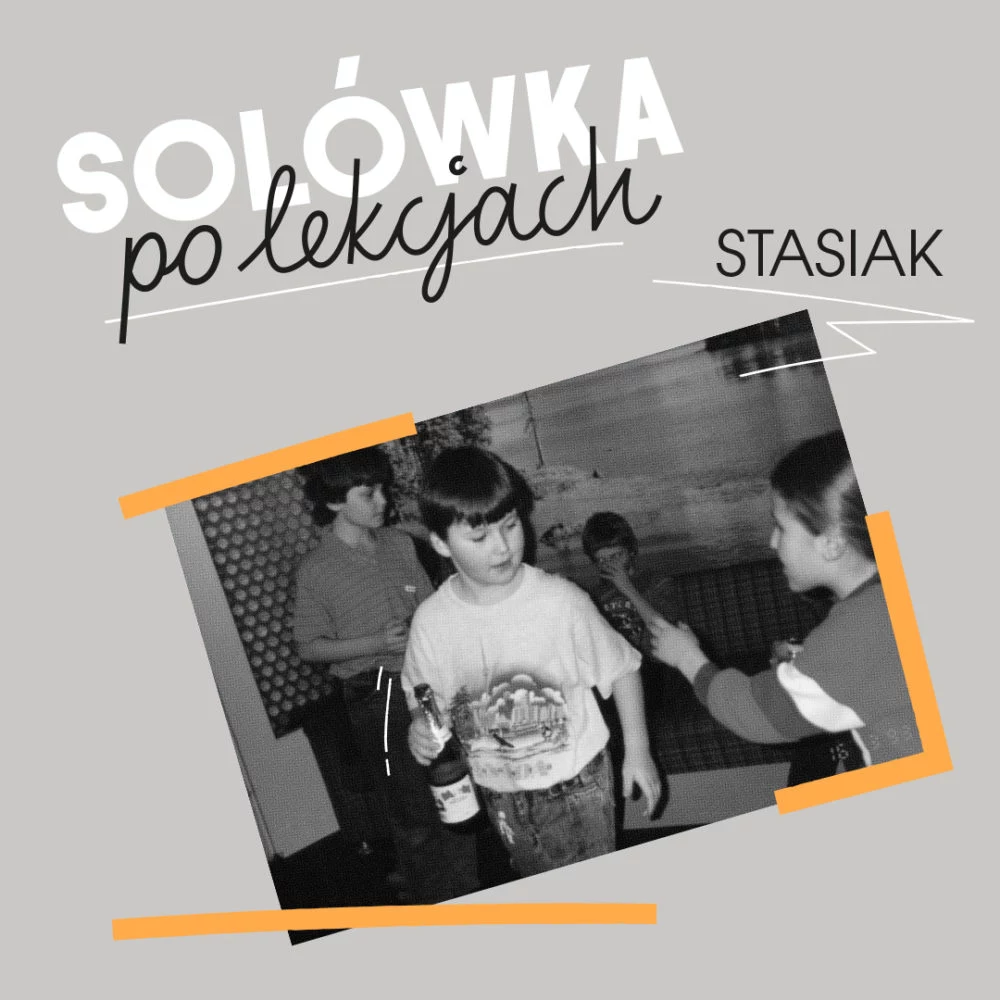 Stasiak na okładce płyty "Solówka po lekcjach"