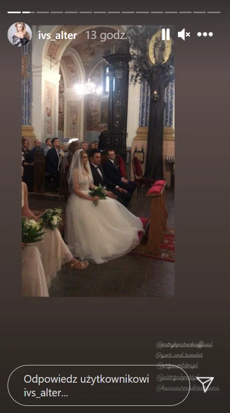 Ivs Alter i Patryk Piasecki pobrali się ///https://www.instagram.com/ivs_alter/