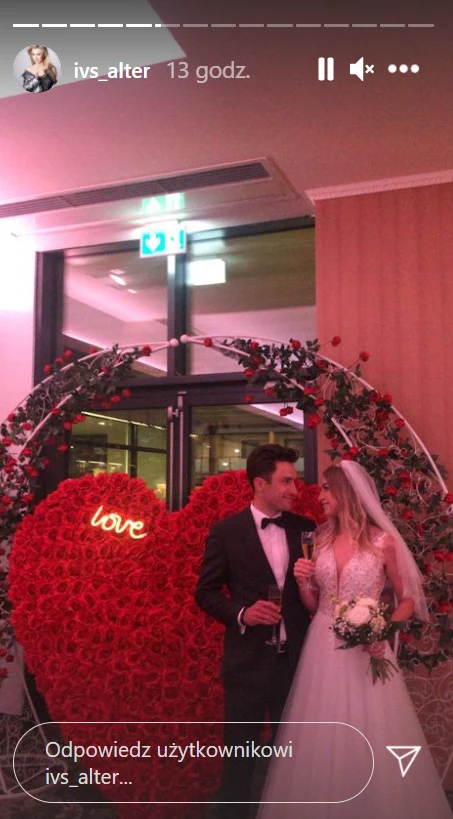 Ivs Alter i Patryk Piasecki pobrali się ///https://www.instagram.com/ivs_alter/