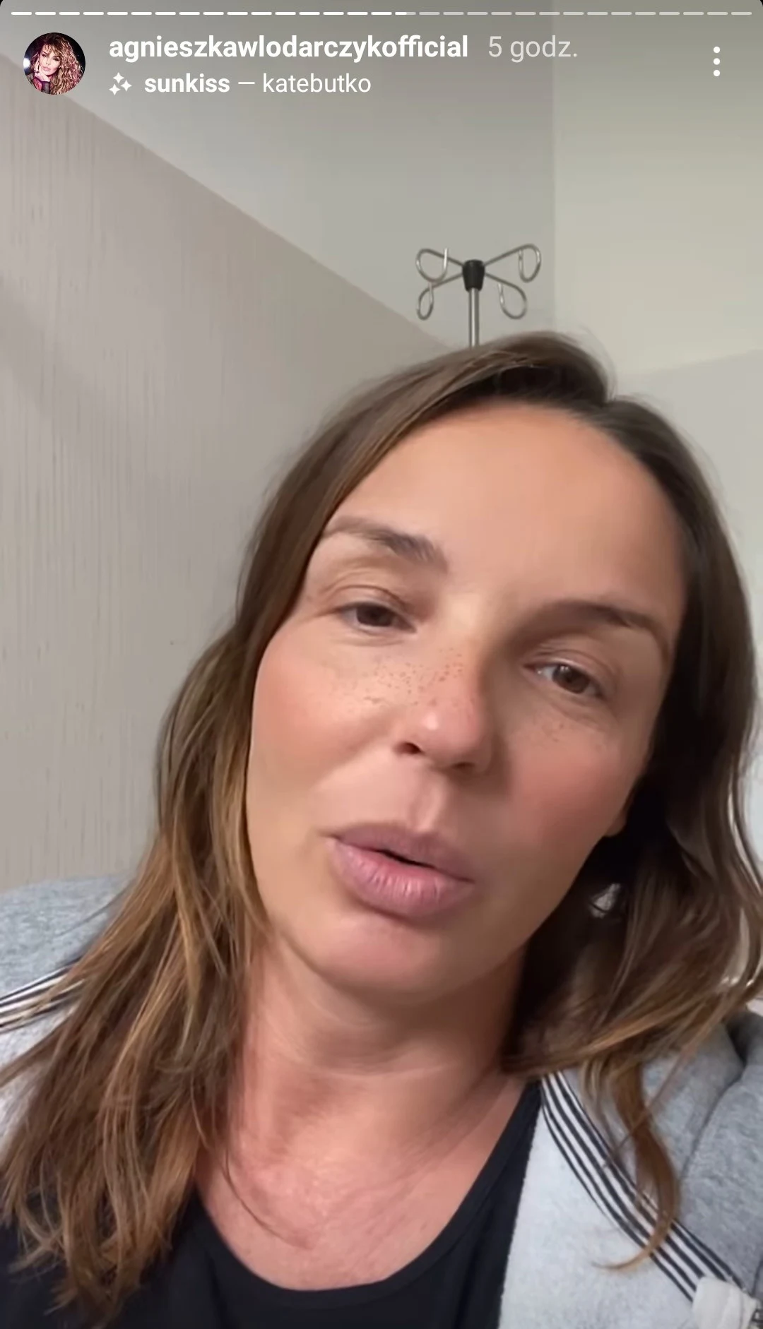 Agnieszka Włodarczyk w szpitalu, fot. agnieszkawlodarczyk